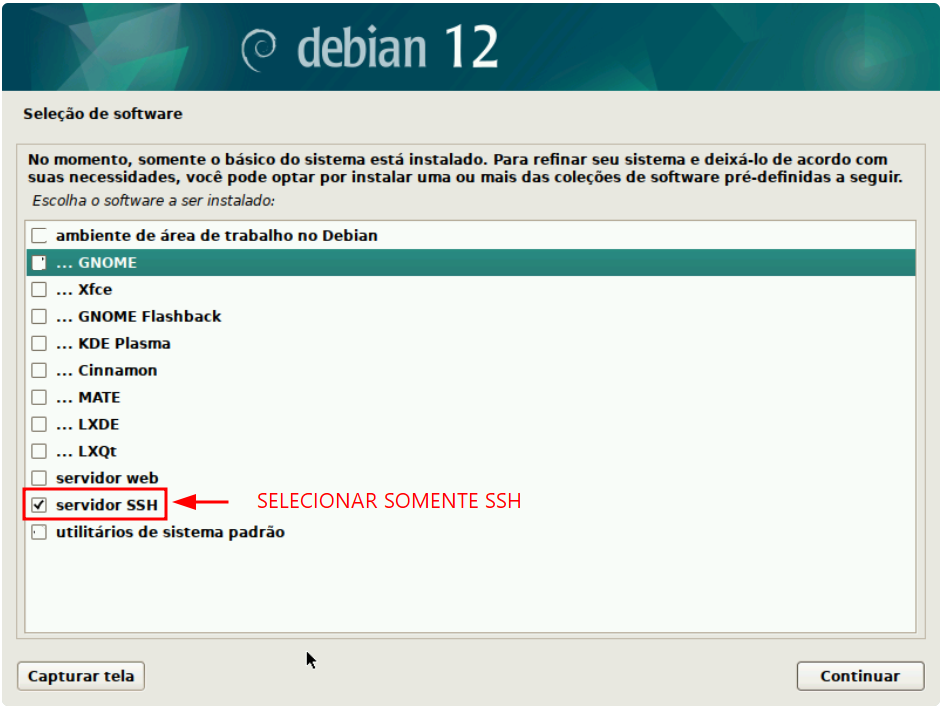 Configuração SSH no Debian